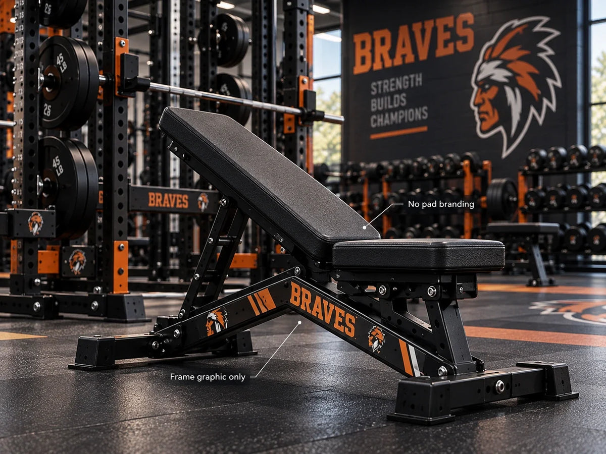 Custom equipment branding — application example