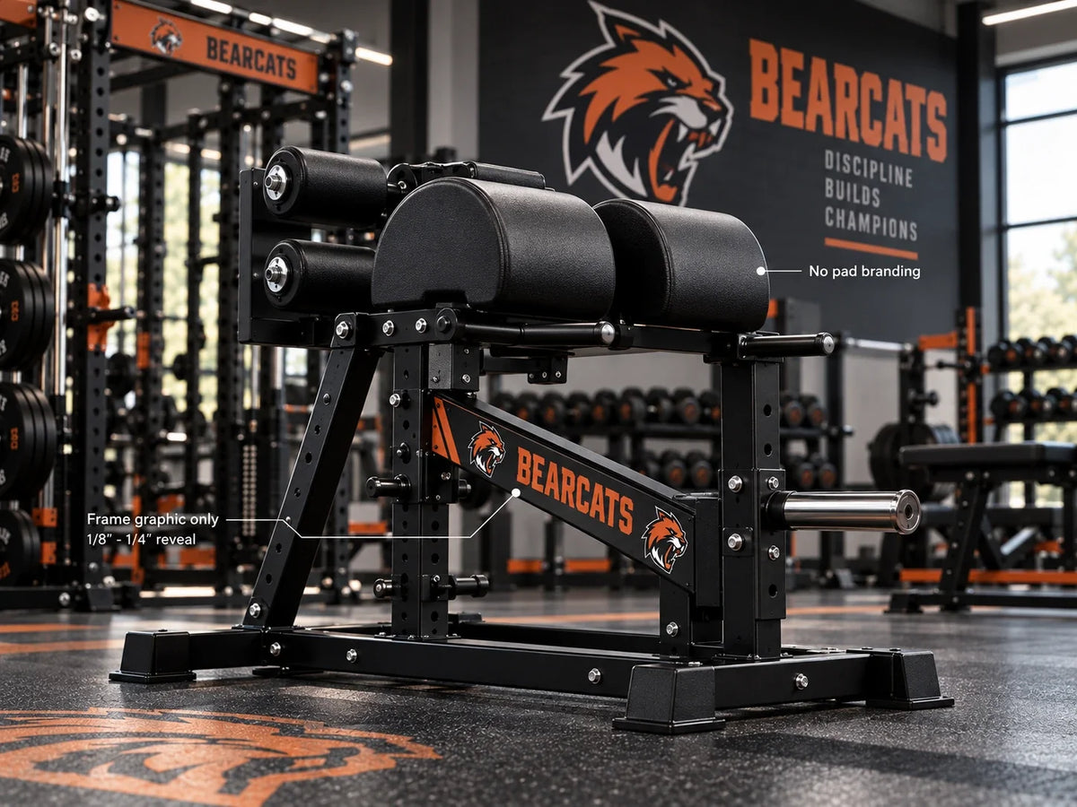 Custom equipment branding — application example